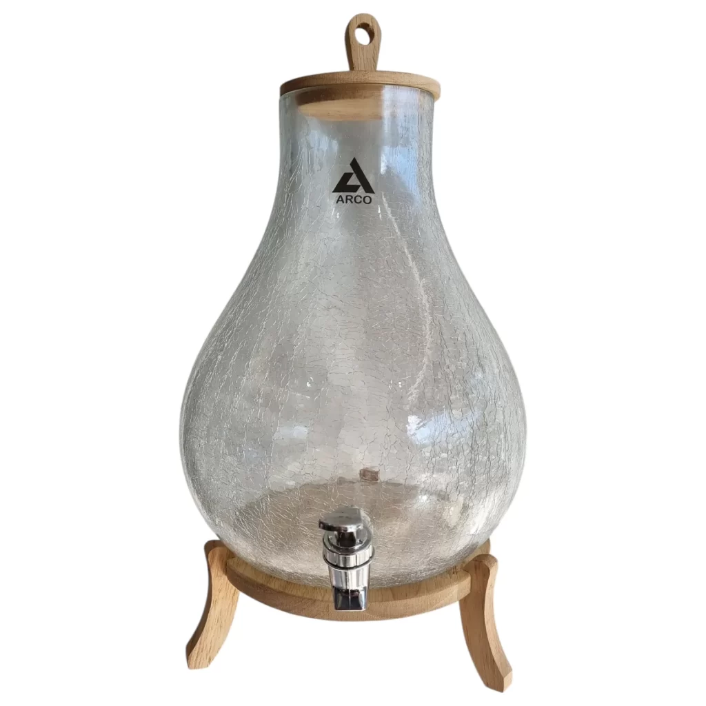 کلمن شربت طرح گلابی