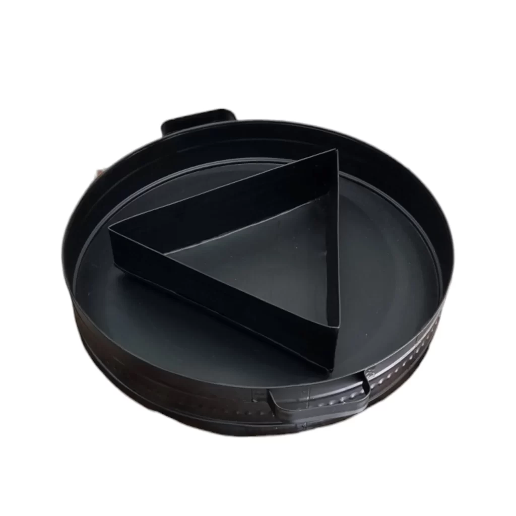 سینی مثلثی فلزی فینگرفود