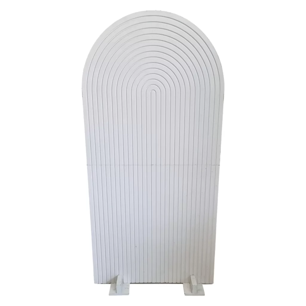 بک گراند نیم هلال چوبی توپر