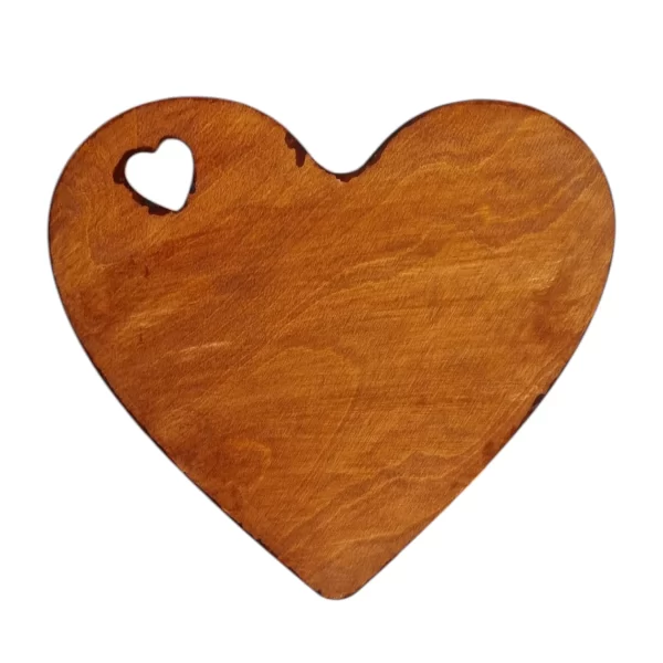 تخته سرو چوبی مدل قلب