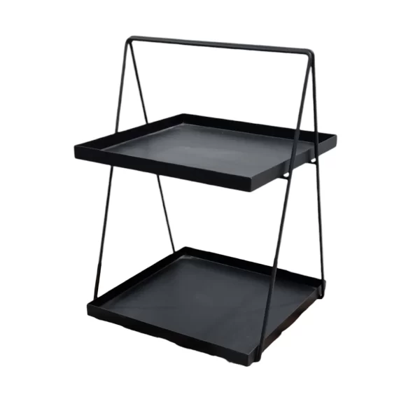 استند فلزی دو طبقه مربعی فینگرفود